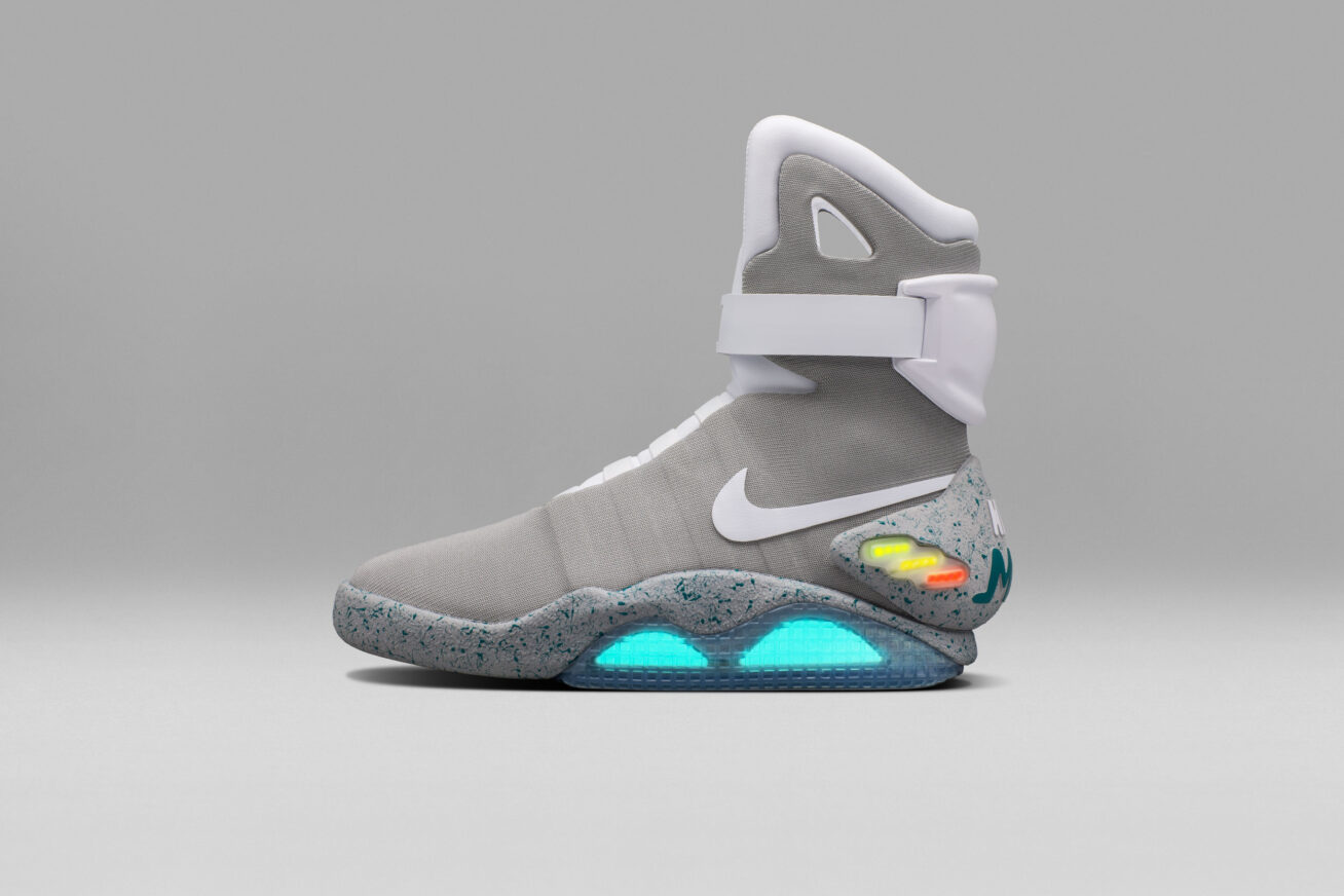 Photo of a futuristic shoe