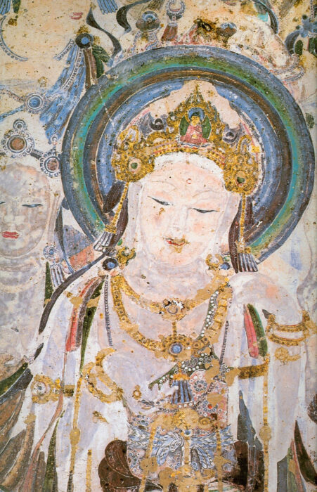Bodhisattva, Mogao Cave 57, early 7th century Dunhuang, China