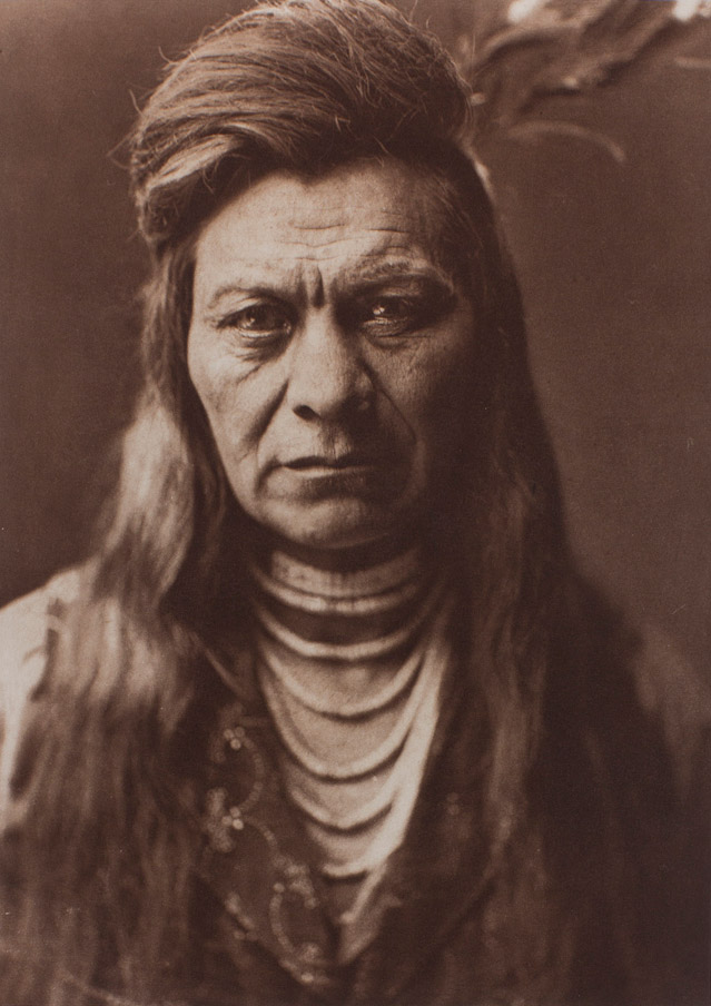 Edward Curtis, Black Eagle, Nez Percé, 1911, photogravure, from The North American Indian.