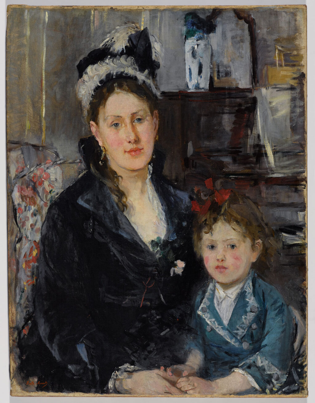 Painting of a woman and her child