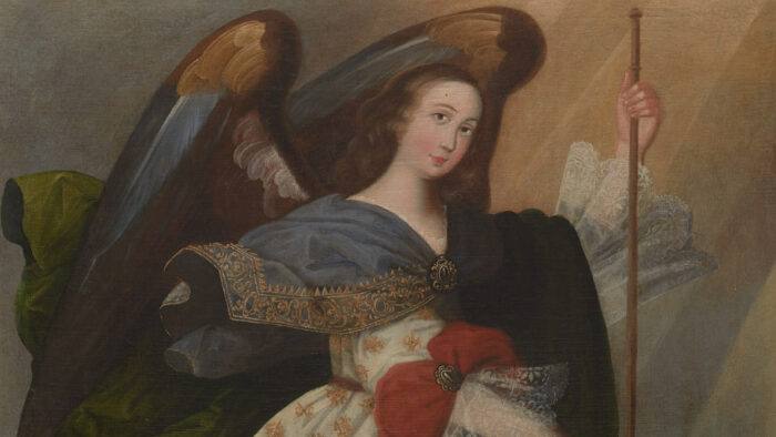 Painting of the archangel Raphael