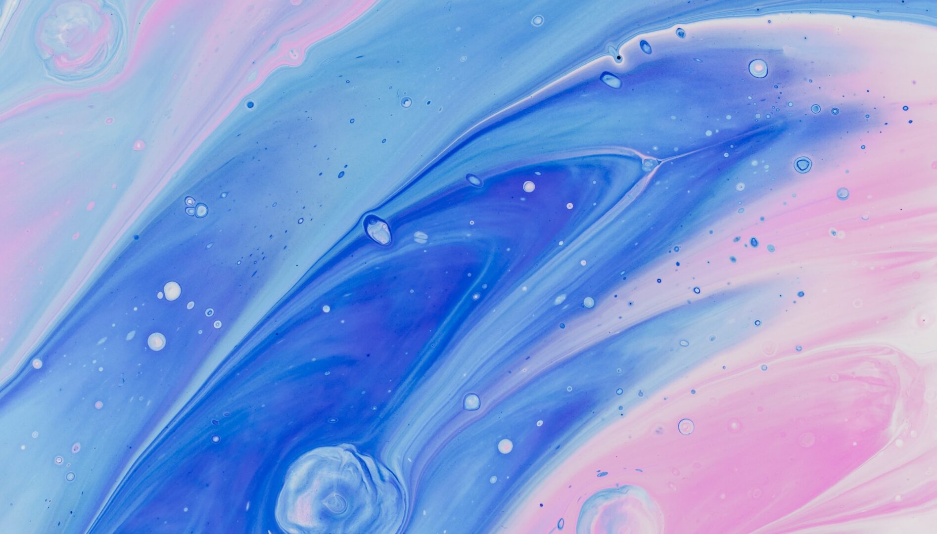 Abstract blue, pink, and white image