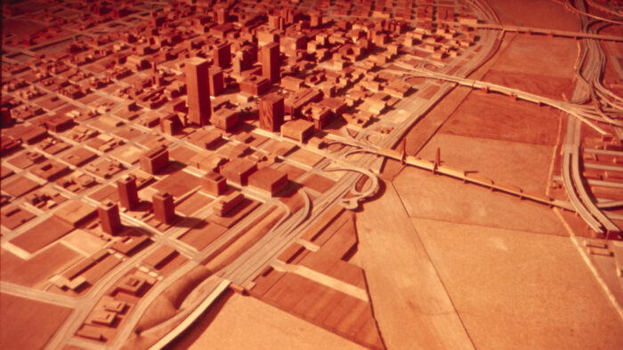 A model of downtown Portland Oregon