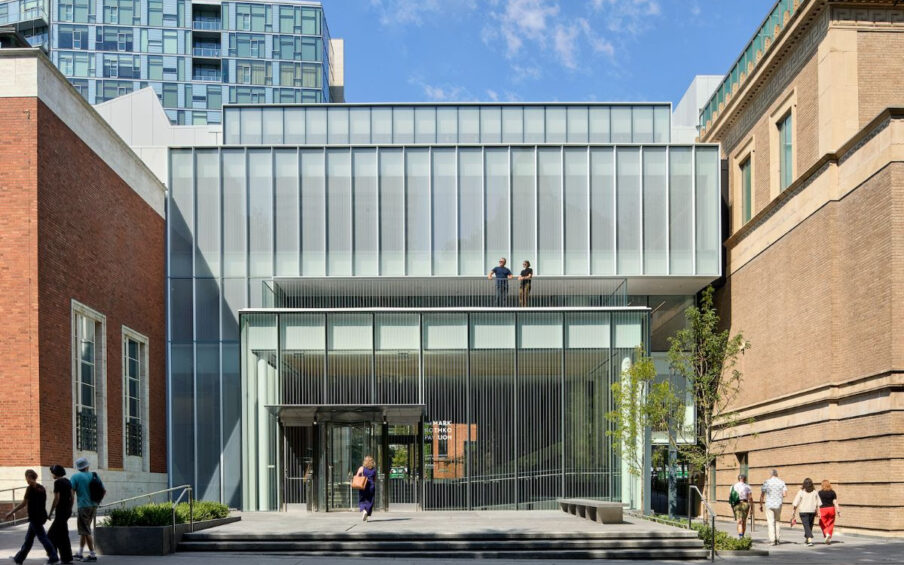 Photo of the Rothko Pavilion from the east side