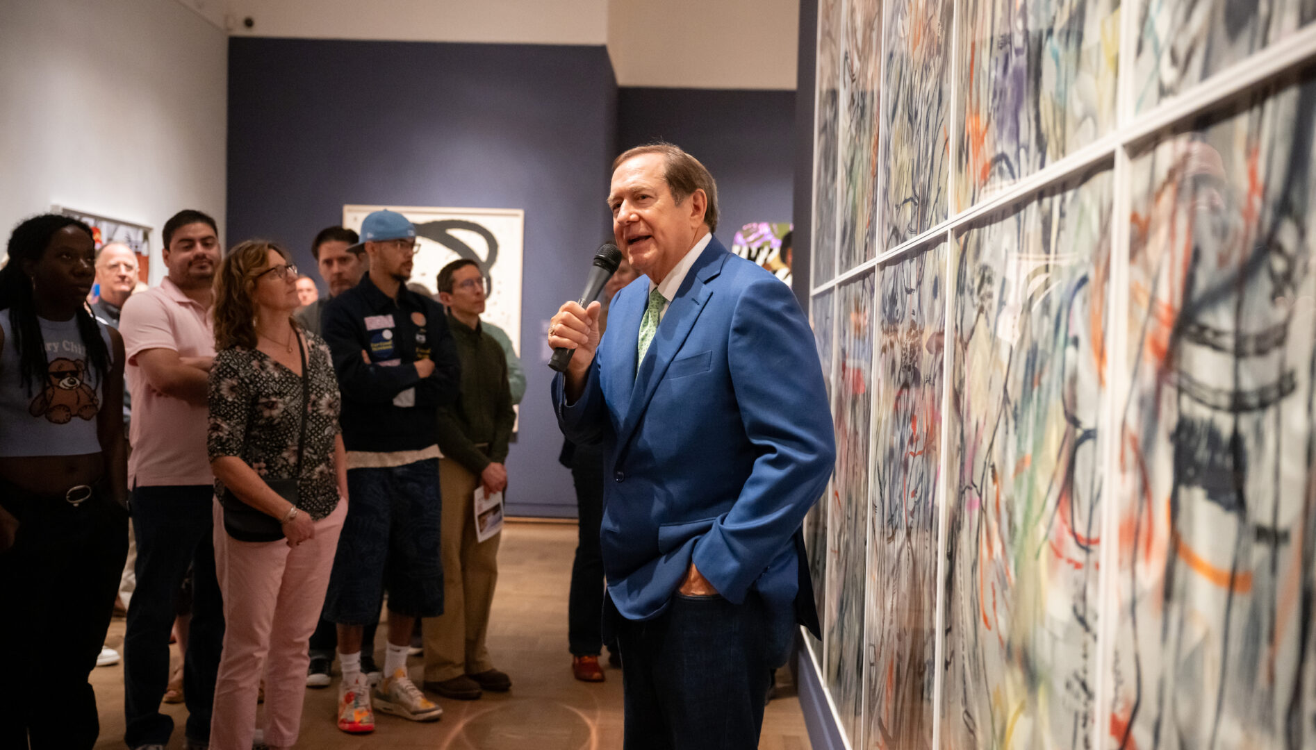 Jordan Schnitzer in the Global Icons exhibition