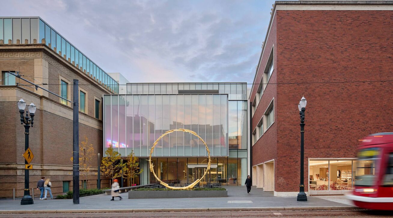 Exterior view of the Portland Art Museum.