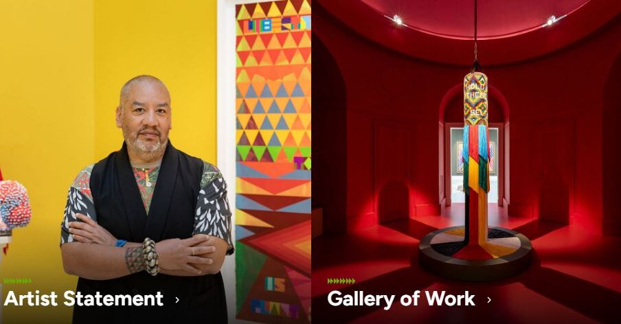 Screenshot of the Smithsonian's Native Knowledge 360 website featuring MORE COLORS THAN THE EYE CAN SEE.