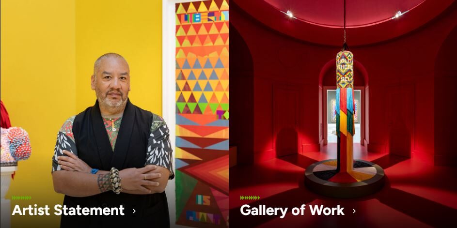 Screenshot of the Smithsonian's Native Knowledge 360 website featuring MORE COLORS THAN THE EYE CAN SEE.