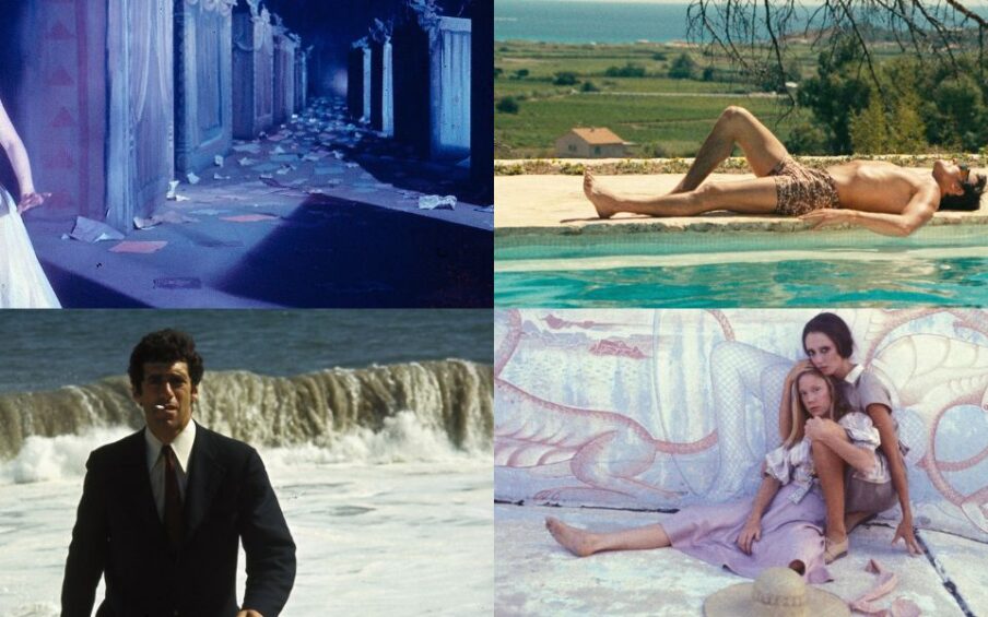 Four film stills in a grid.
