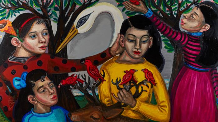 Mary Josephson, American, born 1953, Hope Prevails, 2014,Acrylic on board Museum Purchase: Funds provided by Barbara Christy Wagner, © Mary Josephson, 2015.169.1.