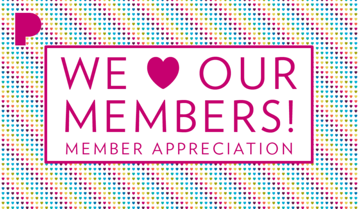 We love our members! Member appreciation.