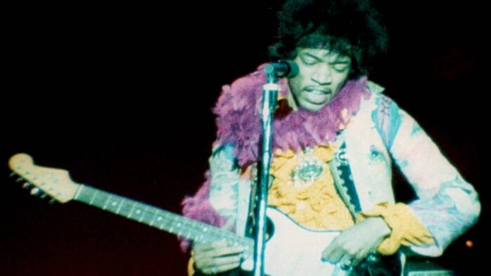 Film still from Monterey Pop.