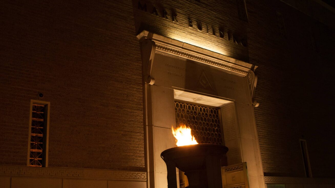 Building entrance.