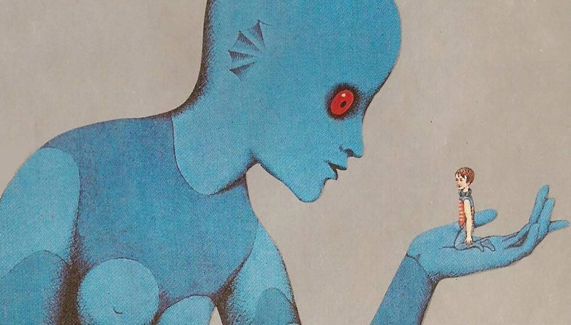Film still from Fantastic Planet.