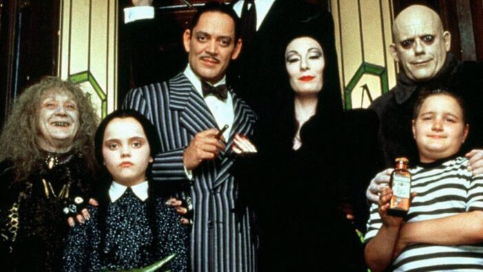 Film still from Addams Family.