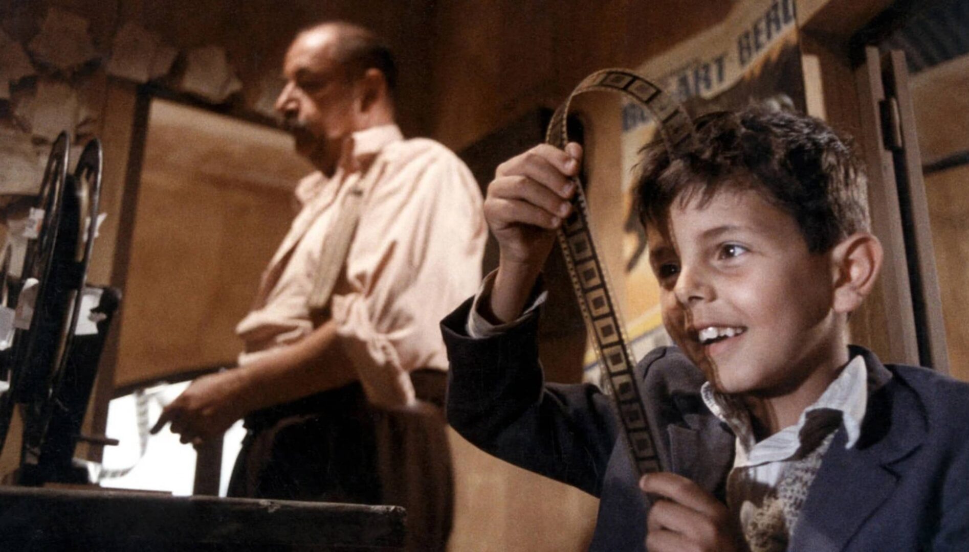 Film still from Cinema Paridisio.