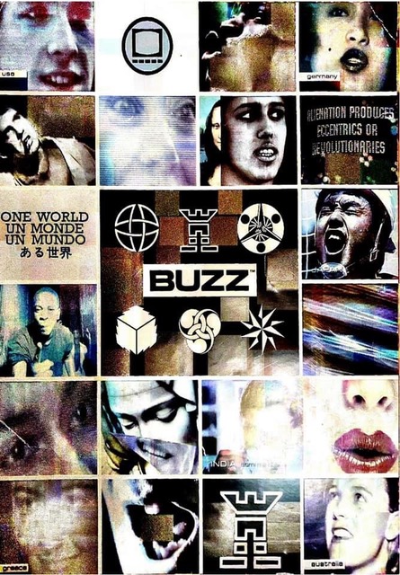 Collage of media images