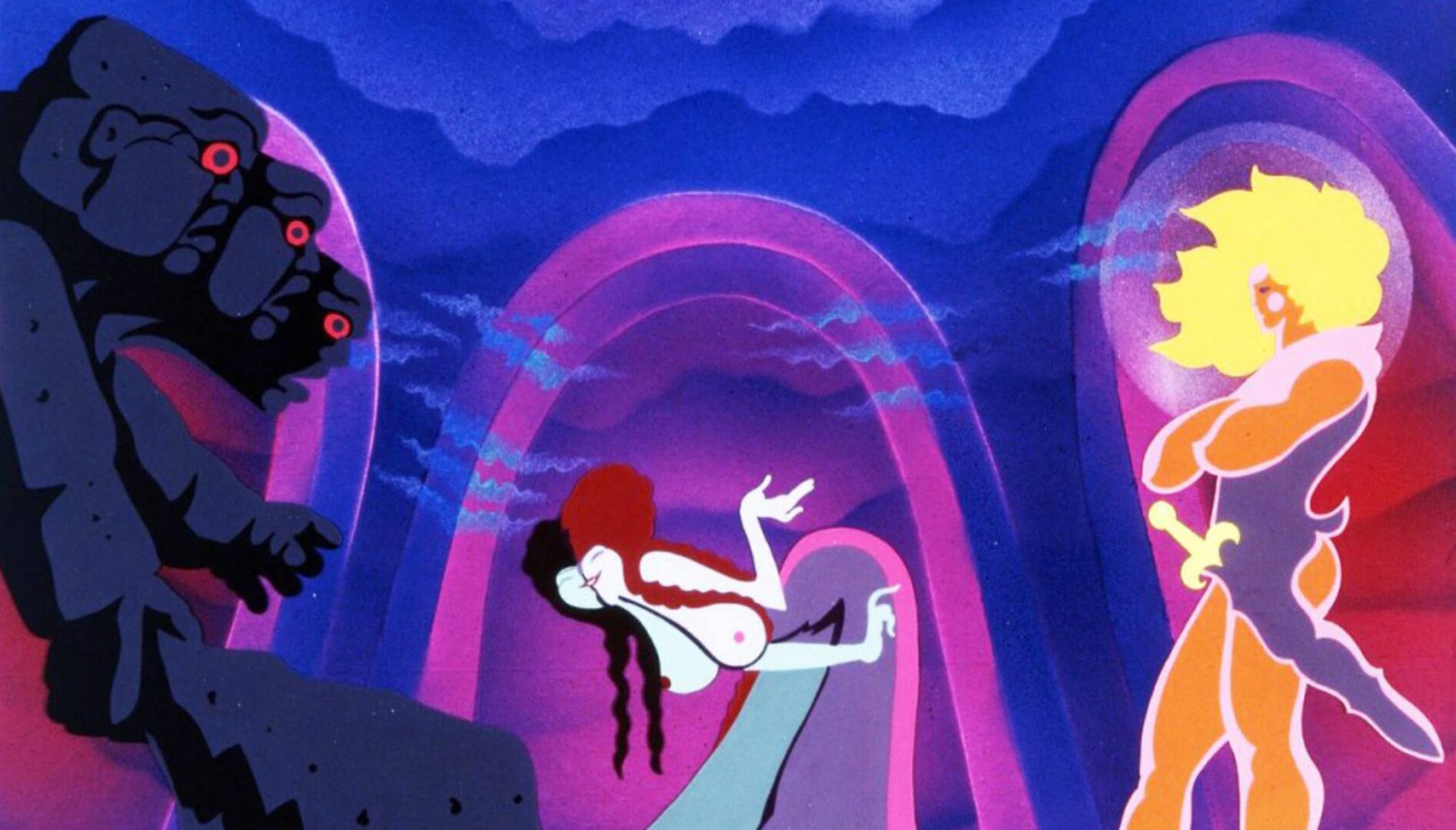 Film still from Son of the White Mare
